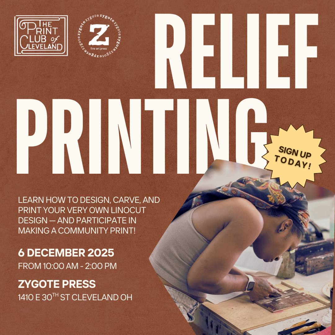 Relief Printing Workshop at Zygote Press