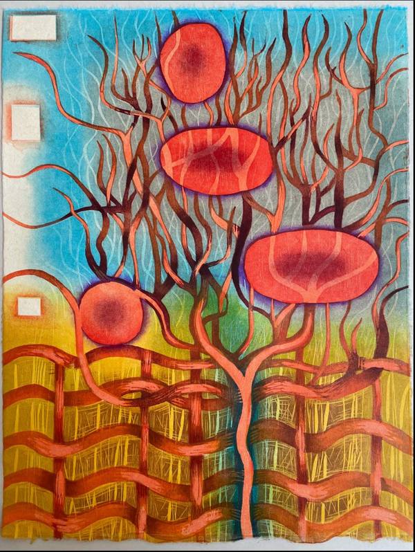 Fire-Crown, 2025. Karen Kunc