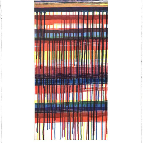 Markus Linnenbrink
Juicy
4 plate color aquatint
23 x 12 inches (image)
30 x 23 inches (sheet)
edition 30
2002 Markus Linnenbrink - Juicy, 4 plate color aquatint, 2002