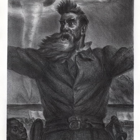 John Steuart Curry, American (1897–1946), John Brown, lithograph, 1939 John Steuart Curry, American (1897–1946), John Brown, lithograph, 1939