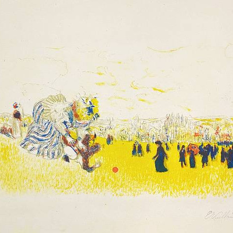 Edouard Vuillard, “Children’s Games,” color lithograph, 1897 Edouard Vuillard, “Children’s Games,” color lithograph, 1897