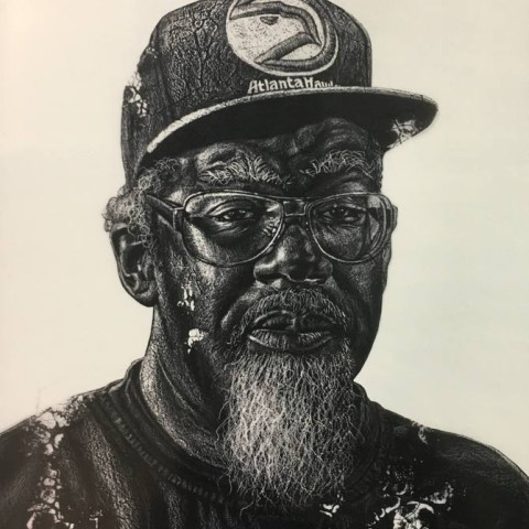 Alfred Conteh, Terrance (2020), Serigraph, 22" x 15"
