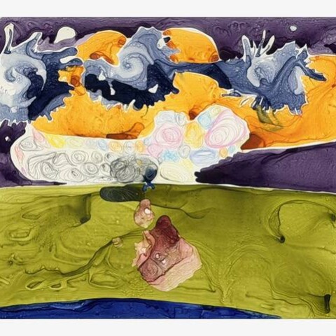 Eva Lundsager
Presence 4
Watercolor monotype
24 x 34 inches
2026 Eva Lundsager, Presence 4, Watercolor monotype, 24 x 34 inches 2026