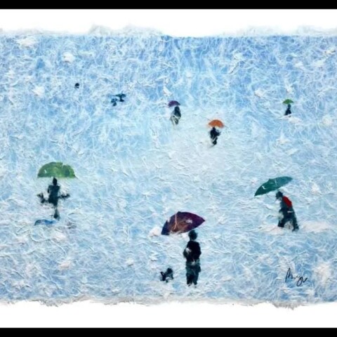 Nine Umbrellas By Sarah Brayer