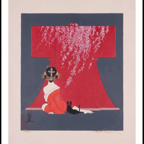 Early Spring Kimono by Hideo Takeda